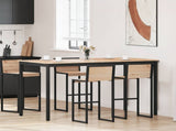 Bar Table Natural 180 x 90 x 105 cm Solid Pine Wood 892811
