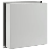 Shower Niche Brushed Silver 32x32x9 cm Stainless Steel 4005124