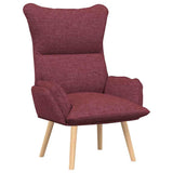 Armchair Wine Red 69 x 74 x 93 cm Fabric 42001868