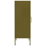 Storage Cabinet Olive Green 42.5x35x101.5 cm Steel 336189
