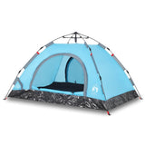 Camping Tent 4-Person Blue Quick Release 4004170