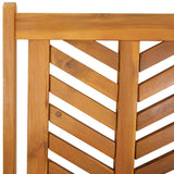 Garden Dining Set 5 pcs Brown 150 x 90 x 74 cm 3154123