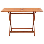 ZNTS 7 Piece Folding Outdoor Dining Set Solid Eucalyptus Wood 3087152
