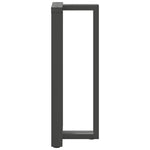 ZNTS Bar Table Legs T-Shaped 2 pcs Anthracite 40x35x cm Steel 4013086