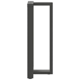 ZNTS Bar Table Legs T-Shaped 2 pcs Anthracite 40x35x cm Steel 4013086