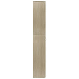 Office Cabinet Sonoma oak Engineered wood 190 cm height 800300