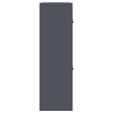 Storage Cabinet 2 pcs Anthracite 60 x 40 x 130 cm Steel 3438689