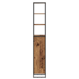 Bathroom Cabinet Old Wood 40 x 30 x 180 cm Engineered Wood 886496