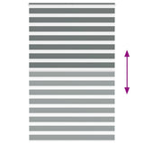 Zebra Blind Dark Grey 150x230 cm Fabric Width 145.9 cm Polyester 4014193
