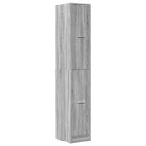 Apothecary Cabinet Grey Sonoma 30x41x174,5 cm Engineered Wood 3309632