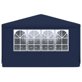 Professional Party Tent with Side Walls 4x6 m Blue 90 g/m 48528
