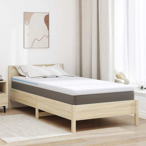 Mattress Pad White 90 x 200 cm Gel Memory Foam 4106278