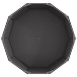 Planter Black 90 x 90 x 50 cm Steel 883752