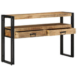 Console Table Brown 120 x 33 x 75 cm Solid Mango Wood 4102739