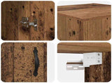 Wall Mounted Cabinet Old Wood 69.5 x 34 x 90 cm 882744