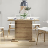 ZNTS Dining Table Artisan Oak 110x60x75 cm Engineered Wood 863165