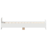Bed Frame with Headboard White 80 x 200 cm Engineered Wood 8009027