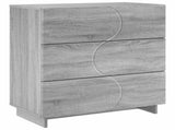 Sideboard Grey Sonoma 70 x 38 x 75 cm Engineered Wood 8011528