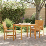 Garden Dining Set 3 pcs Brown 90 x 90 x 74 cm Solid acacia wood 3154104