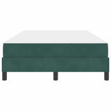Box Spring Bed with Mattress Dark Green 120 x 220 cm Fabric 3398788