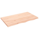 Table Top 100x60x cm Untreated Solid Wood Oak 3156306