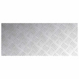 Stair Tread Rectangular 4 pcs Silver 70 x 30 cm Aluminium 4104300