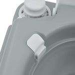 Portable Camping Toilet Grey and white 41.5 x 36.5 x 37.5 cm 42001437