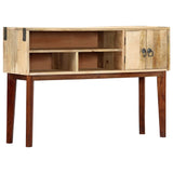 Console Table 115x30x76 cm Solid Rough Mango Wood 282746