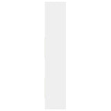 Book Cabinet White 60x35x180 cm Engineered Wood 803407