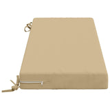 2-Piece Bench Cushions SOEST 2 pcs 100% Polyester Beige 949687