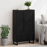 Highboard Black Oak 69.5 x 31 x 115 cm Engineered Wood 882588