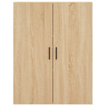 Highboard Sonoma Oak 69.5x34x180 cm Engineered Wood 3195862