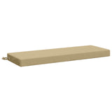2-Piece Bench Cushions SOEST 2 pcs 100% Polyester Beige 949687