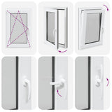 Basement Window "RISOR" 60x100 cm Tilt&Turn DIN Left Anthracite 4108393