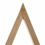 Wedding Arch Light Brown 202 x 95 x 254 cm Solid Pine Wood 42019396