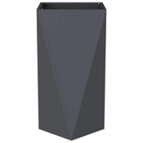 Planter 2 pcs Anthracite 40 x 40 x 75 cm Steel 883785