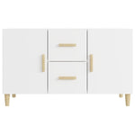 ZNTS Sideboard White 100x36x60 cm Engineered Wood 812510