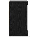 LED Sideboard Black Oak 41 x 37 x 67 cm Engineered Wood 863053