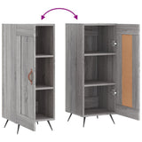 Sideboard Grey Sonoma 34.5x34x90 cm Engineered Wood 830418