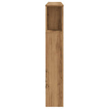 Headboard Cabinet Artisan Oak 140x18.5x102.5 cm Engineered Wood 856881