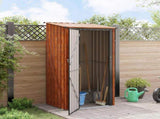 Garden Sheds Brown 103 x 86 x 200 cm Metal 42011296