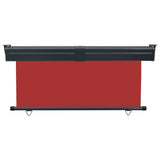 ZNTS Balcony Side Awning 175x250 cm Red 48439