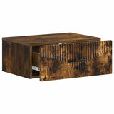 Wall-Mounted Bedside Cabinet 2 pcs Smoked Oak 49 x 34.5 x 20 cm 898966