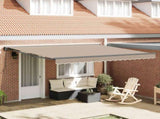 Awning Frame Beige 400 x 300 cm Polyester with PU coating 3330621