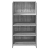 Reception Desk Grey Sonoma 55x50x103.5 cm Engineered Wood 859020