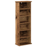 CD Cabinet 2 pcs Old Wood 32 x 17 x 92 cm Engineered Wood 8012759