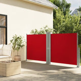 Retractable Side Awning Red 140x1200 cm 318065