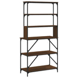 Baker's Rack 6-Tier Brown Oak 90x40x180 cm Engineered Wood 834224