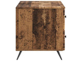 Bathroom Sink Cabinet BREDA Old Wood 82 x 41x 59 cm 897463