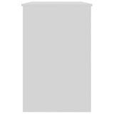 Desk White 100x50x76 cm Engineered Wood 801796